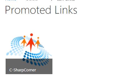 Working With Promoted Link List In SharePoint