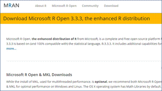 Working With R Programming Using Microsoft R Open And R Tools For ...