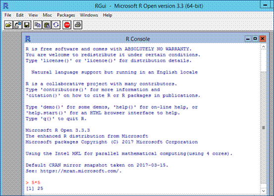 Working With R Programming Using Microsoft R Open And R Tools For ...