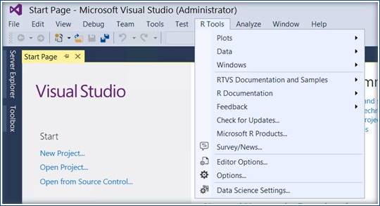 Working With R Programming Using Microsoft R Open And R Tools For ...