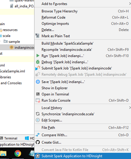 Working With Spark And Scala In IntelliJ IDEA