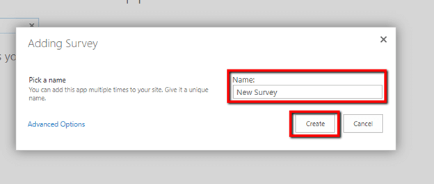 Working with Survey List in SharePoint