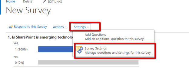 Working with Survey List in SharePoint