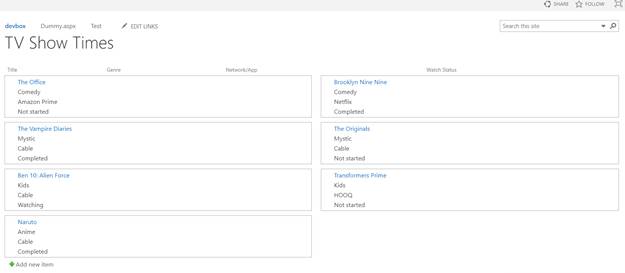Views In SharePoint Online