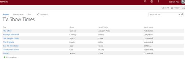 Views In SharePoint Online
