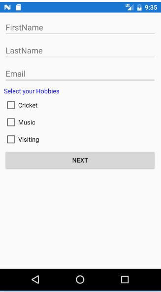 Xamarin Toast Message For Android