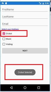 Xamarin Toast Message For Android