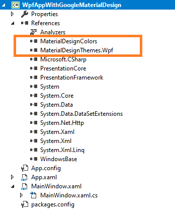 WPF Application With Google's Material Design