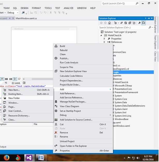 WPF Login with N-Tier Architecture