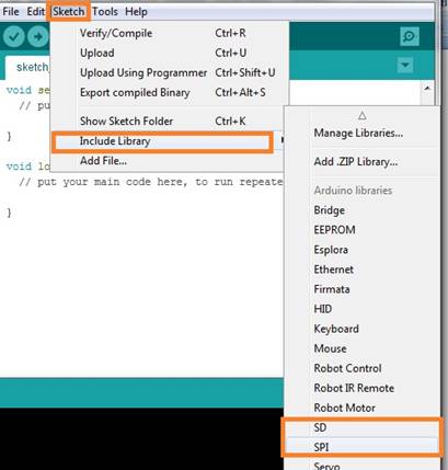 Writing A Sensor Value In The SD Card Using Arduino