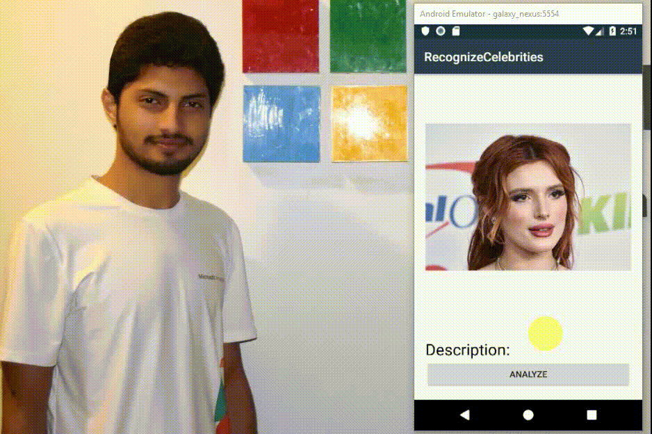 Xamarin.Android - Recognize Celebrities Using Cognitive Services