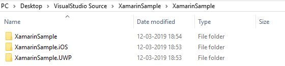 Xamarin.Forms - Add Android Project in Existing Project