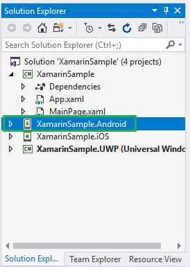 Xamarin.Forms - Add Android Project in Existing Project