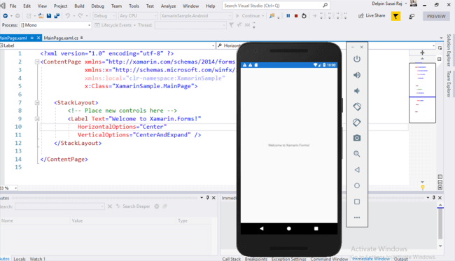Xamarin.Forms - Add Android Project in Existing Project
