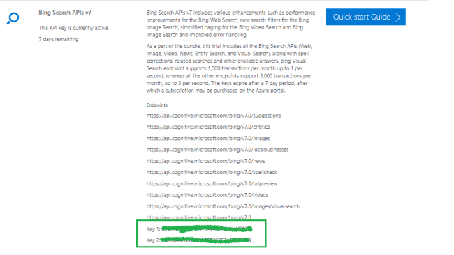 Xamarin.Forms - Bing Image Search Using Cognitive Service
