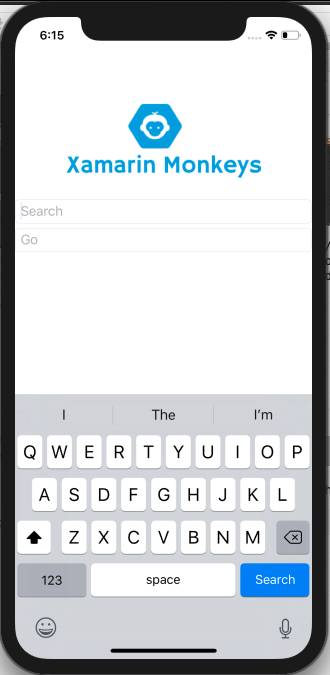 Xamarin.Forms - Change Entry Return Button