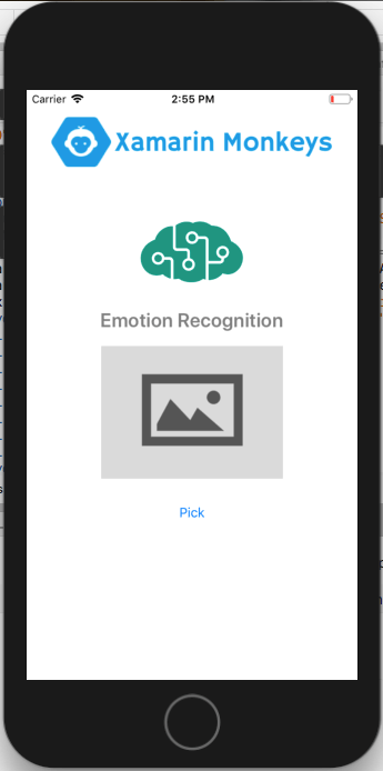 Xamarin.Forms - Emotion Recognition Using Cognitive Service