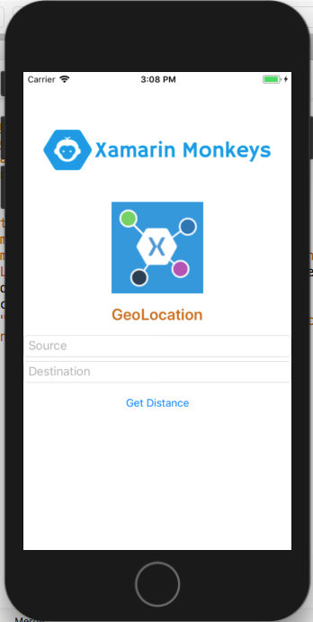 Xamarin.Forms - Get Distance Between Two Coordinates Using GeoLocation Using Xamarin.Essentials