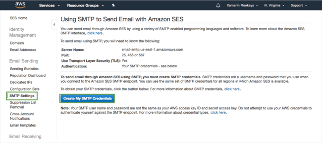 Xamarin.Forms - Send Email using AWS SES(Simple Email Service)