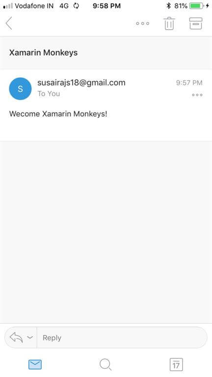 Xamarin.Forms - Send Email using SMTP