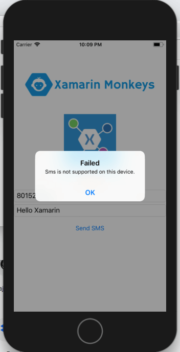 Xamarin.Forms - Send SMS Using Xamarin Essentials