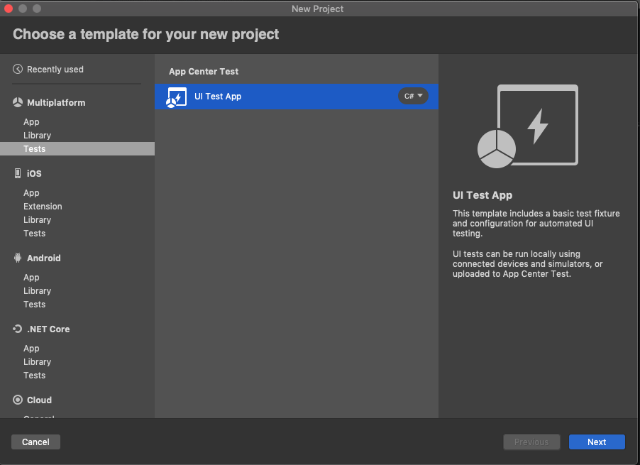 Xamarin.Forms - UI Test