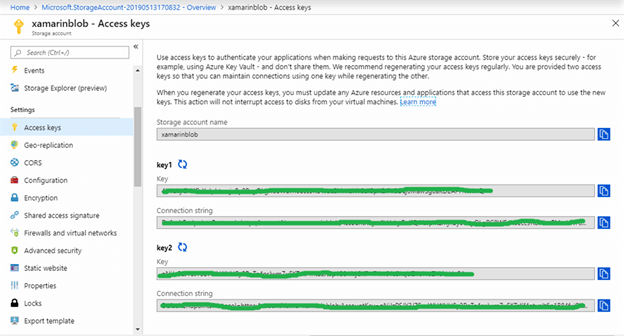 Xamarin.Forms - Working with Azure Blob Storage