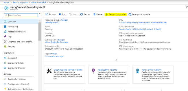 Your Secrets Are Safe With Key Vault In ASP.NET Core Web App On Azure