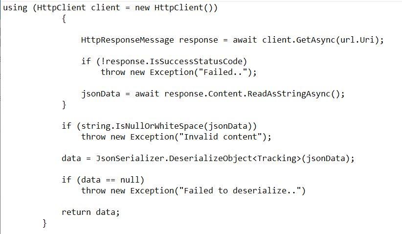 Deserialize json returns null
