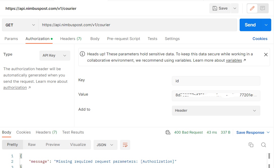 Missing authorization